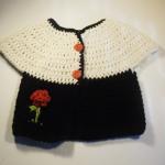 Crochet Short Sleeve Cotton Cardigan Sweater In..