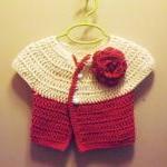 Toddler Sweater - Short Sleeve Cardigan Style -..
